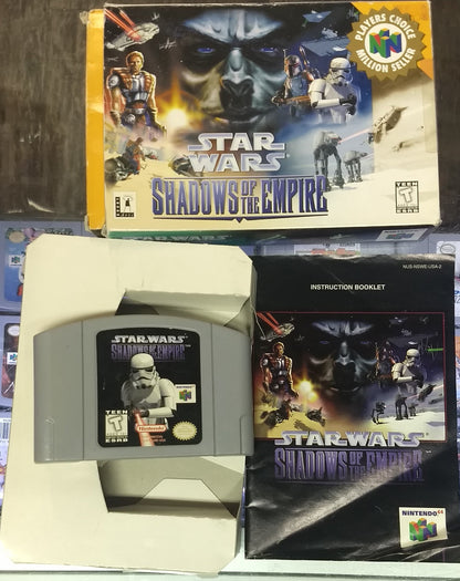 STAR WARS SHADOWS OF THE EMPIRE EN BOITE PLAYER'S CHOICE (NINTENDO 64 N64) - jeux video game-x