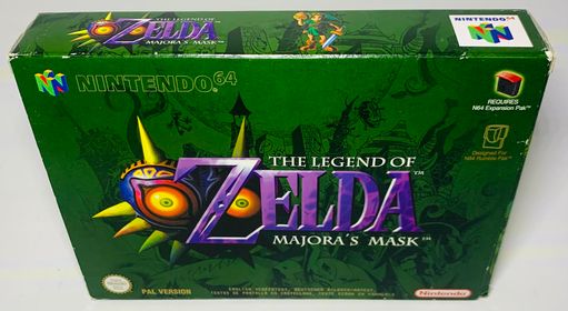 THE LEGEND OF ZELDA MAJORA'S MASK EN BOITE PAL IMPORT JN64 - jeux video game-x