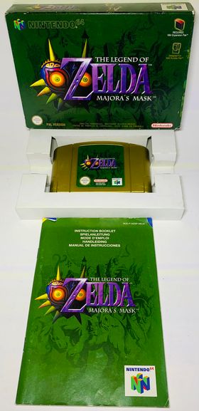 THE LEGEND OF ZELDA MAJORA'S MASK EN BOITE PAL IMPORT JN64 - jeux video game-x