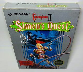 CASTLEVANIA II 2 SIMON'S QUEST EN BOITE NINTENDO NES - jeux video game-x