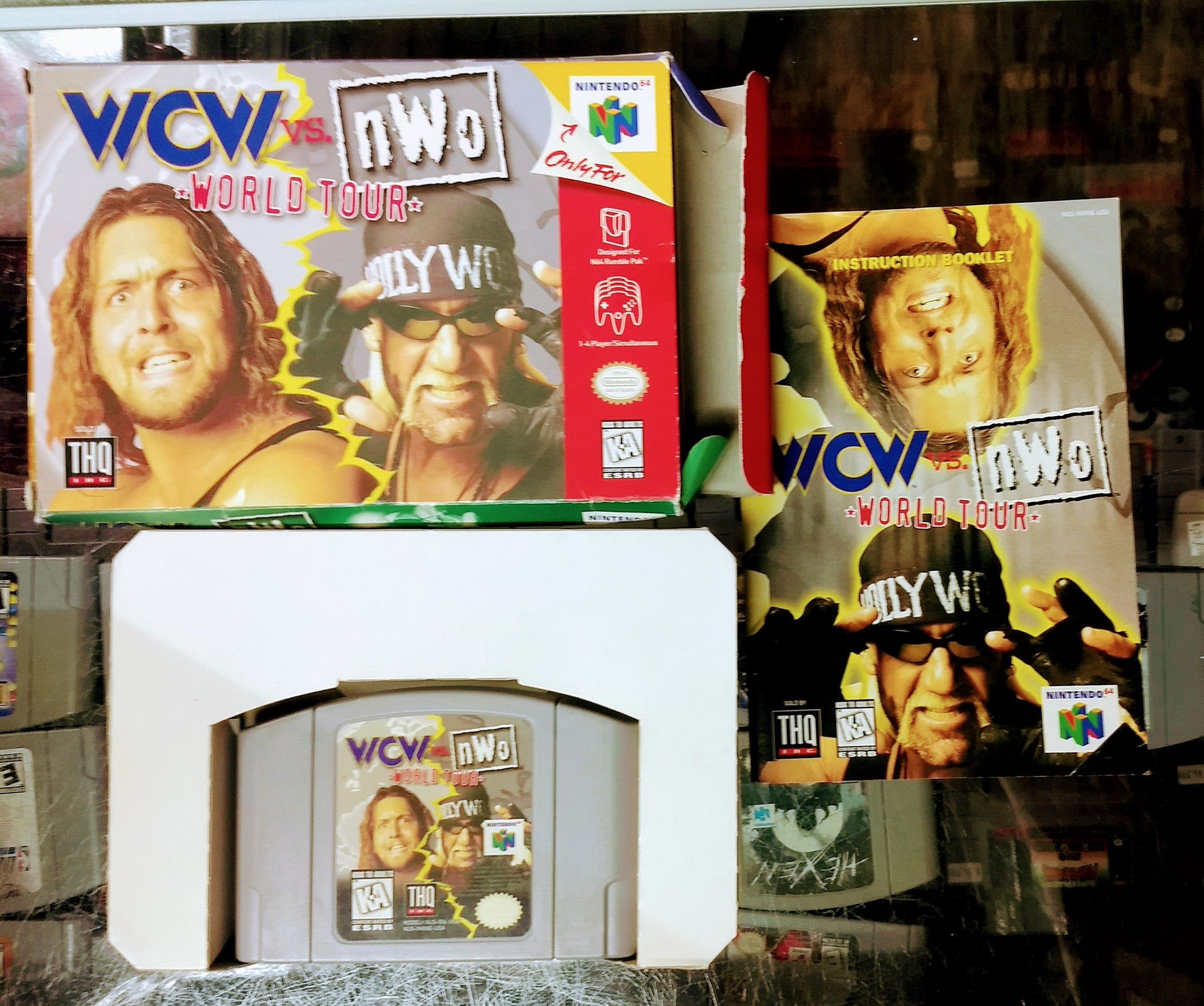 WCW VS. NWO WORLD TOUR EN BOITE NINTENDO 64 N64 - jeux video game-x