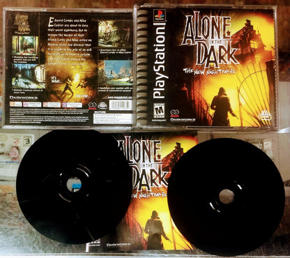 ALONE IN THE DARK THE NEW NIGHTMARE PLAYSTATION PS1 - jeux video game-x