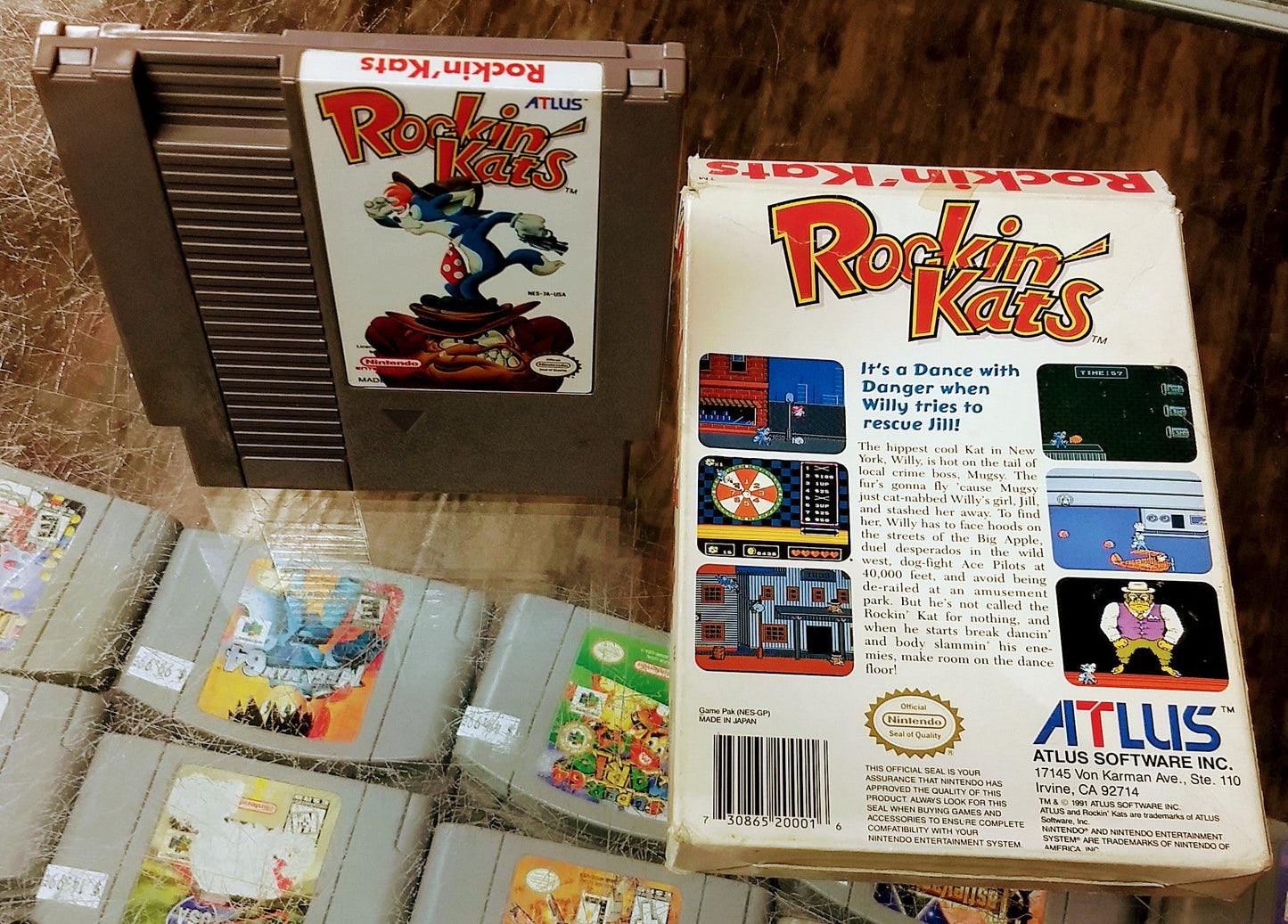 ROCKIN KATS EN BOITE NINTENDO NES - jeux video game-x