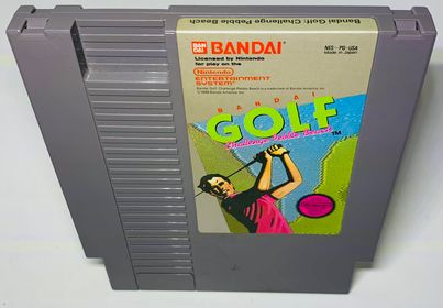 BANDAI GOLF CHALLENGE AT PEBBLE BEACH NINTENDO NES - jeux video game-x