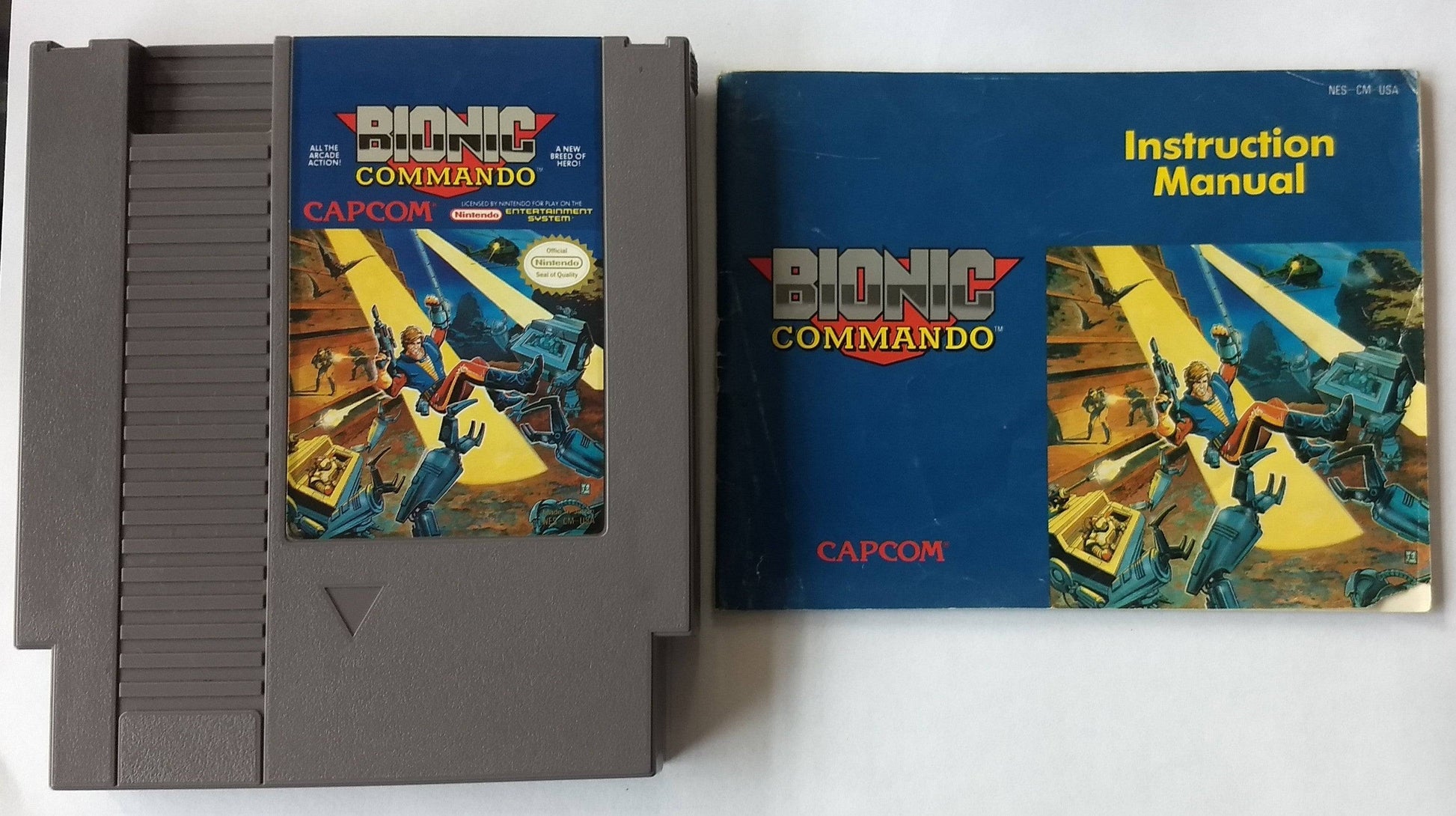 BIONIC COMMANDO (NINTENDO NES) - jeux video game-x