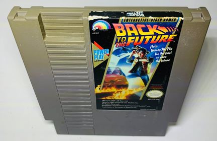 BACK TO THE FUTURE NINTENDO NES - jeux video game-x