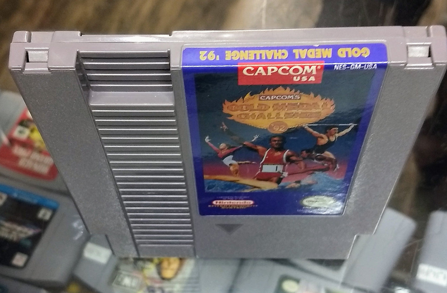 CAPCOM'S GOLD MEDAL CHALLENGE 92 NINTENDO NES - jeux video game-x