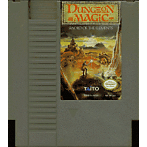 DUNGEON MAGIC: SWORD OF THE ELEMENTS (NINTENDO NES) - jeux video game-x
