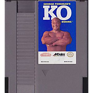 GEORGE FOREMAN'S KO BOXING (NINTENDO NES) - jeux video game-x