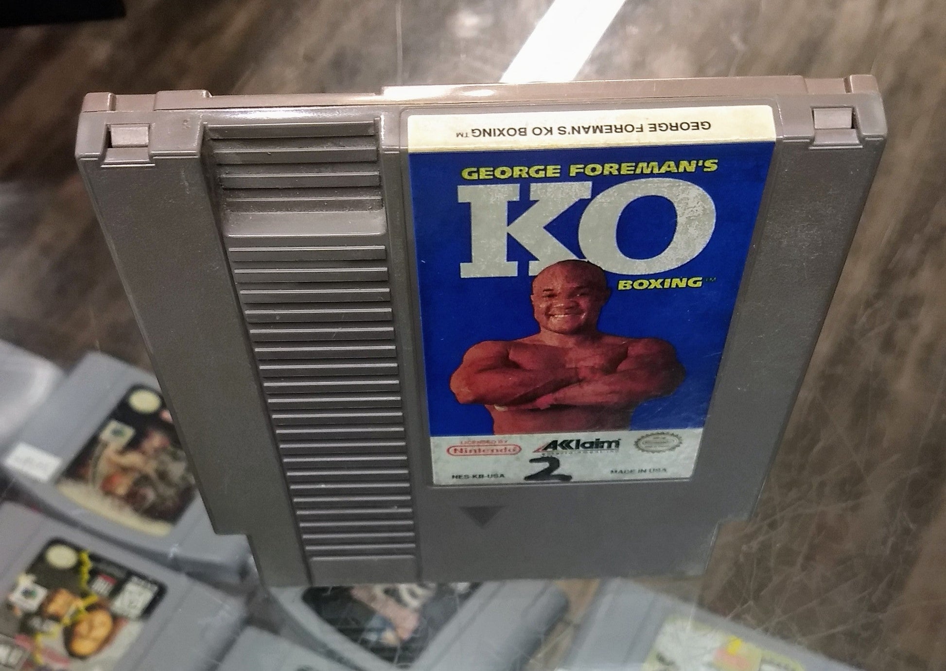 GEORGE FOREMAN'S KO BOXING (NINTENDO NES) - jeux video game-x