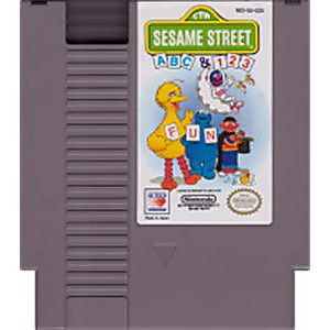 SESAME STREET ABC AND 123 (NINTENDO NES) - jeux video game-x