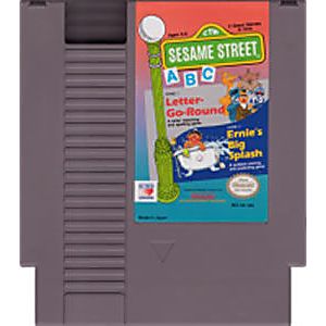 SESAME STREET ABC (NINTENDO NES) - jeux video game-x