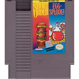 SHORT ORDER EGGSPLODE (NINTENDO NES) - jeux video game-x