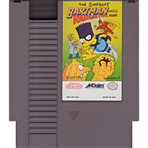 THE SIMPSONS: BARTMAN MEETS RADIOACTIVE MAN (NINTENDO NES) - jeux video game-x