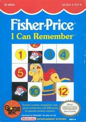 FISHER PRICE I CAN REMEMBER (NINTENDO NES) - jeux video game-x