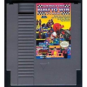 FORMULA ONE BUILT TO WIN (NINTENDO NES) - jeux video game-x