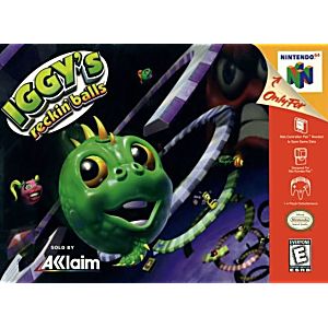 IGGY'S RECKIN' BALLS (NINTENDO 64 N64) - jeux video game-x