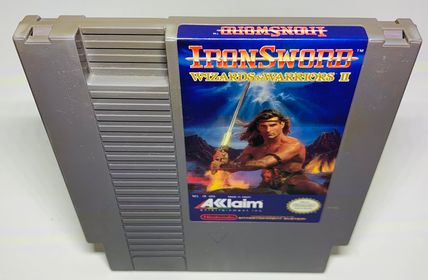 IRONSWORD : WIZARDS AND WARRIORS II 2 NINTENDO NES - jeux video game-x