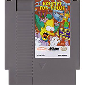 KRUSTY'S FUN HOUSE (NINTENDO NES) - jeux video game-x