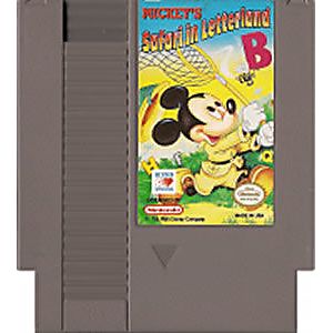 MICKEY'S SAFARI IN LETTERLAND (NINTENDO NES) - jeux video game-x