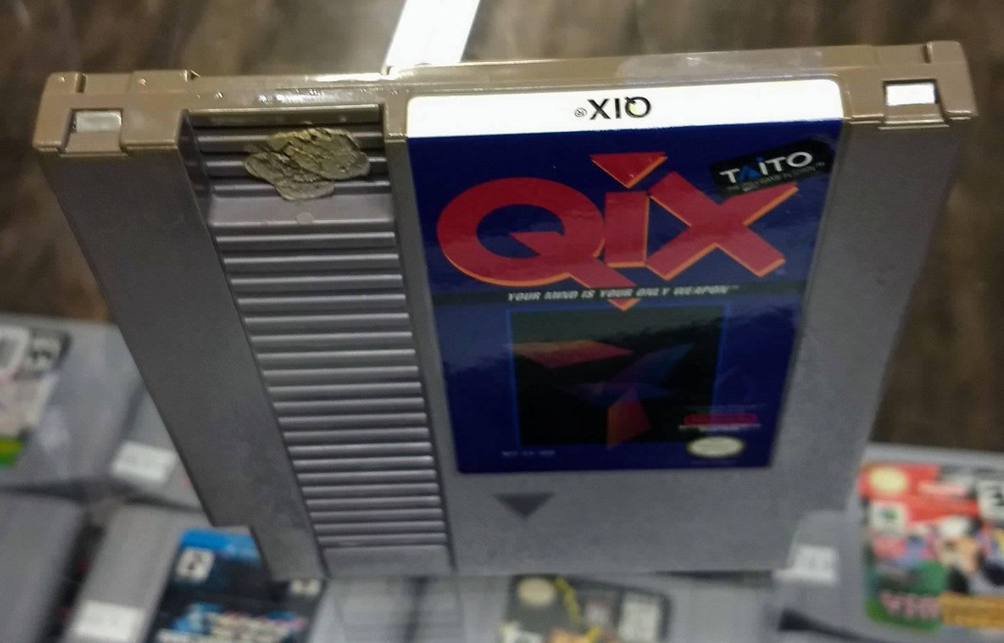 QIX NINTENDO NES - jeux video game-x