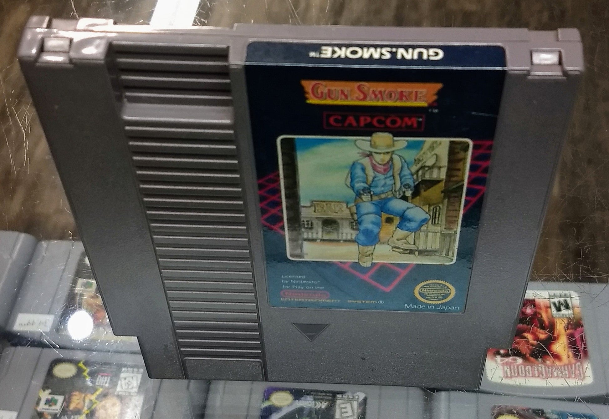 GUN.SMOKE (GUN SMOKE) (NINTENDO NES) - jeux video game-x