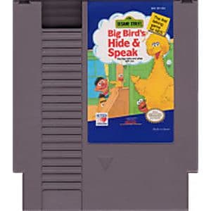 SESAME STREET: BIG BIRD'S HIDE & SPEAK (NINTENDO NES) - jeux video game-x