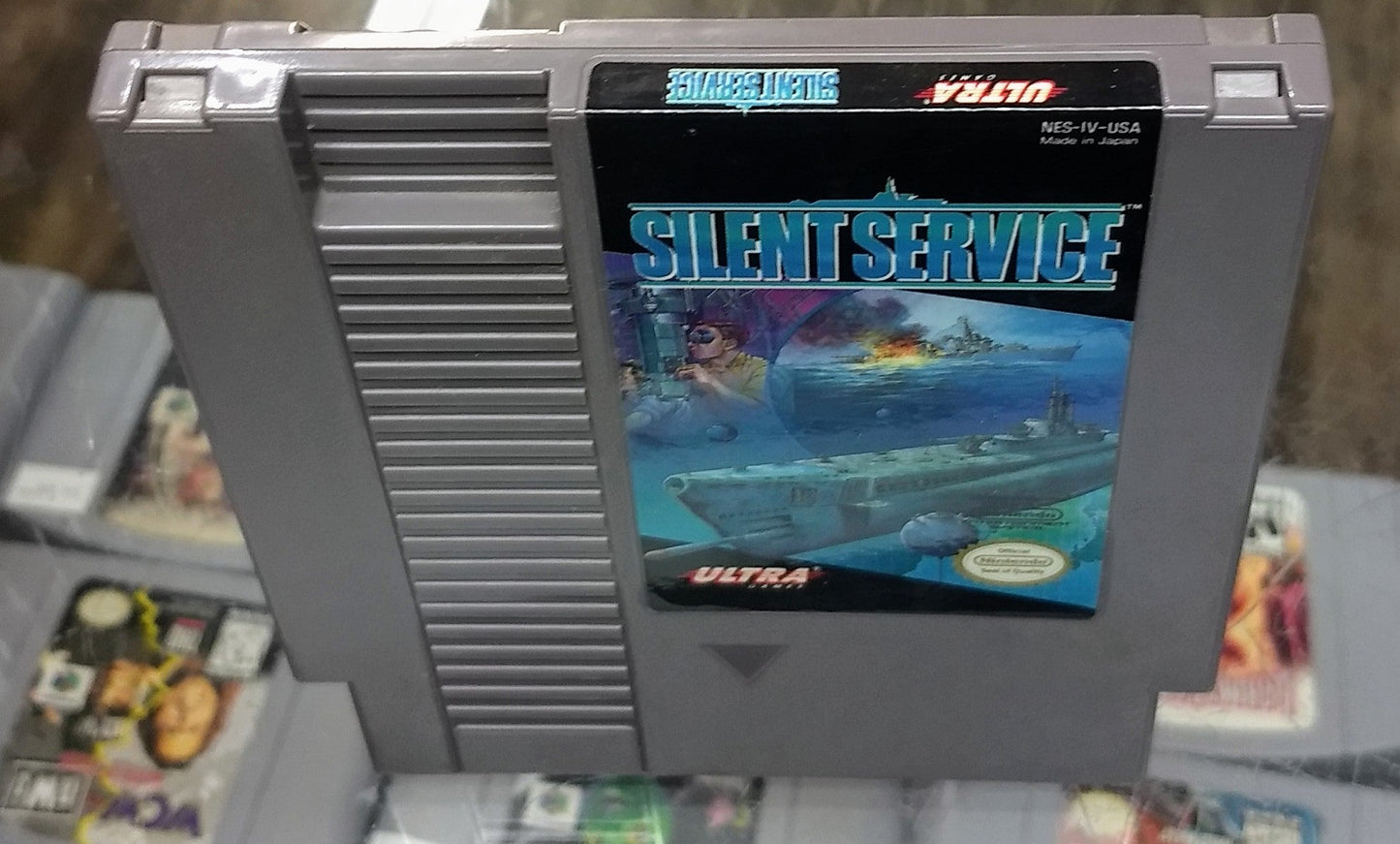 SILENT SERVICE NINTENDO NES - jeux video game-x