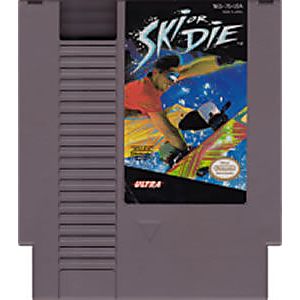 SKI OR DIE NINTENDO NES - jeux video game-x