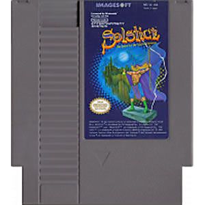 SOLSTICE: THE QUEST FOR THE STAFF OF DEMNOS NINTENDO NES - jeux video game-x