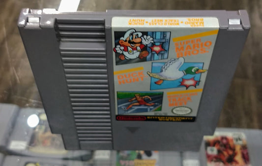 SUPER MARIO BROS./DUCK HUNT/WORLD CLASS TRACK MEET NINTENDO NES - jeux video game-x