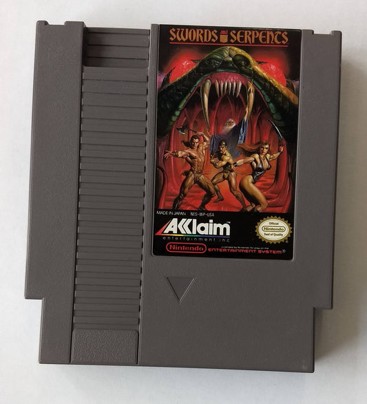 SWORD AND SERPENTS (NINTENDO NES) - jeux video game-x