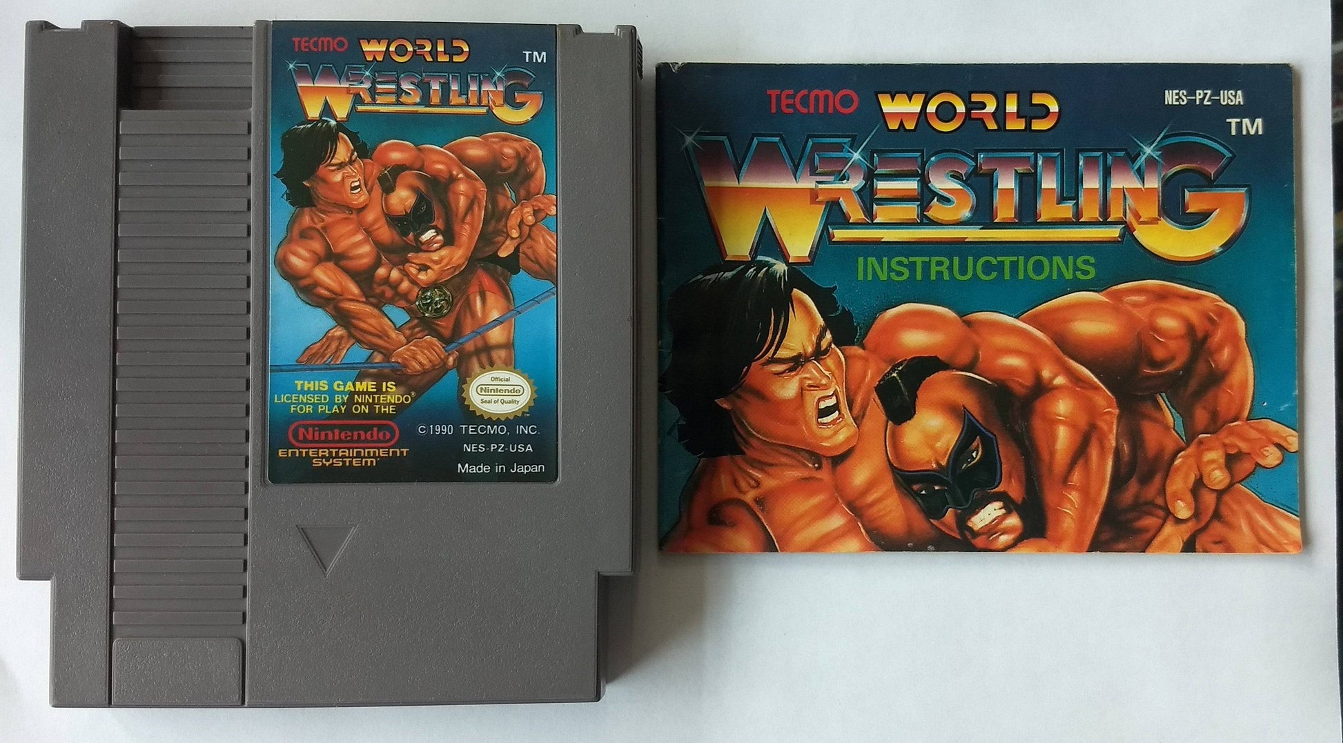 TECMO WORLD WRESTLING NINTENDO NES - jeux video game-x