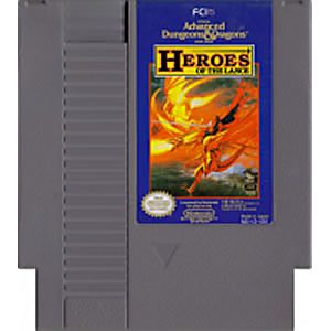 ADVANCED DUNGEONS AND DRAGONS HEROES OF THE LANCE (NINTENDO NES) - jeux video game-x