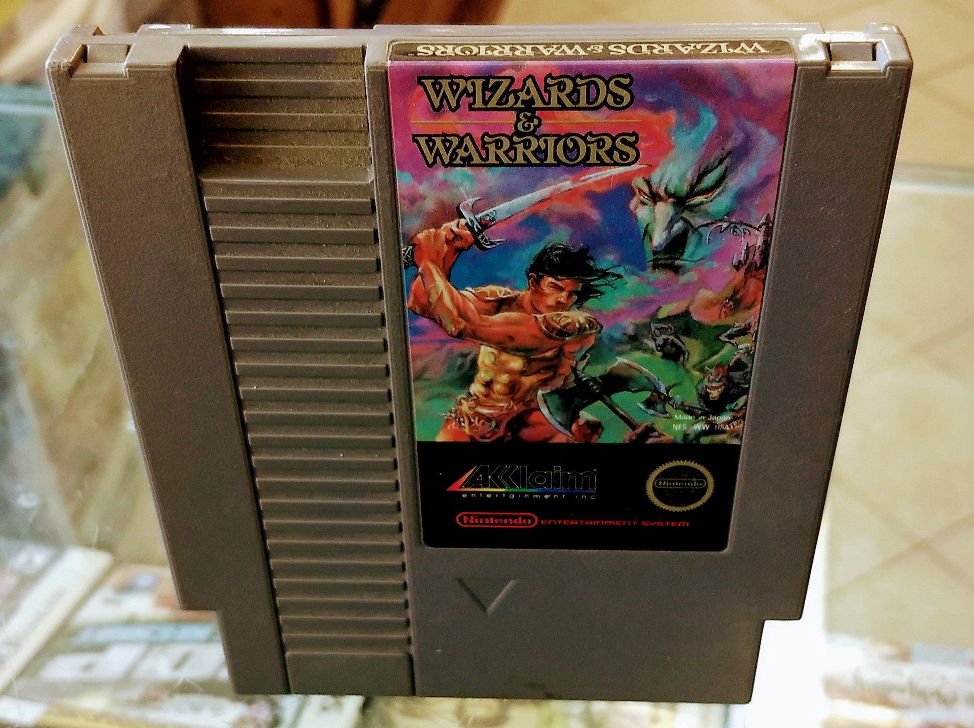 WIZARDS & WARRIORS NINTENDO NES - jeux video game-x