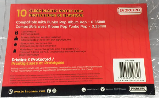 PROTECTEURS DE PLASTIQUE FUNKO POP ALBUM POP .35mm - jeux video game-x