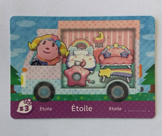 ANIMAL CROSSING GENUINE OFFICIAL AMIIBO CARD [SANRIO COLLABORATION PACK] ÉTOILE #S3 - jeux video game-x