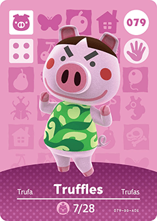 Animal Crossing Genuine Official Amiibo Card Truffles 079 - jeux video game-x
