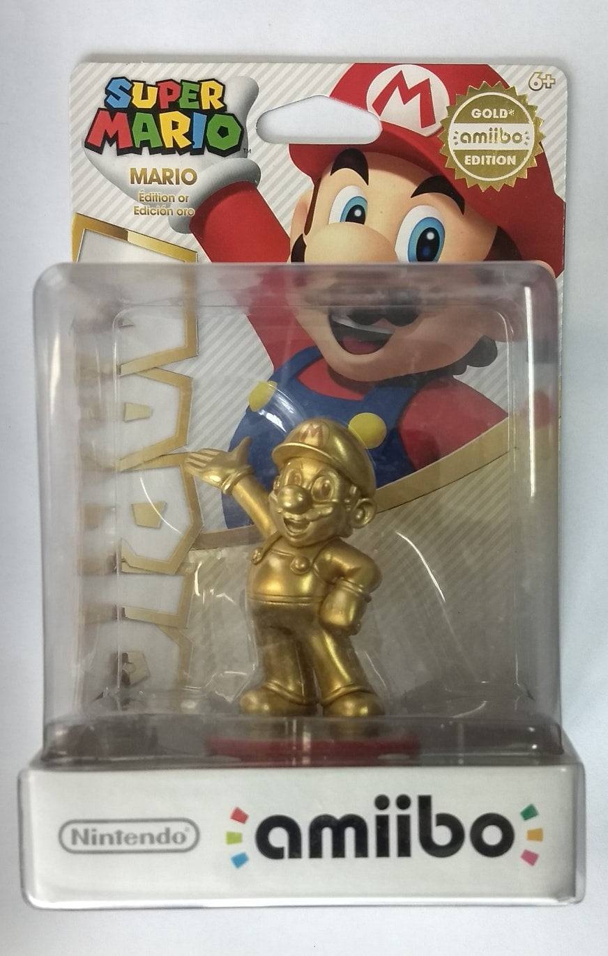 MARIO GOLD AMIIBO SUPER MARIO SERIES - jeux video game-x