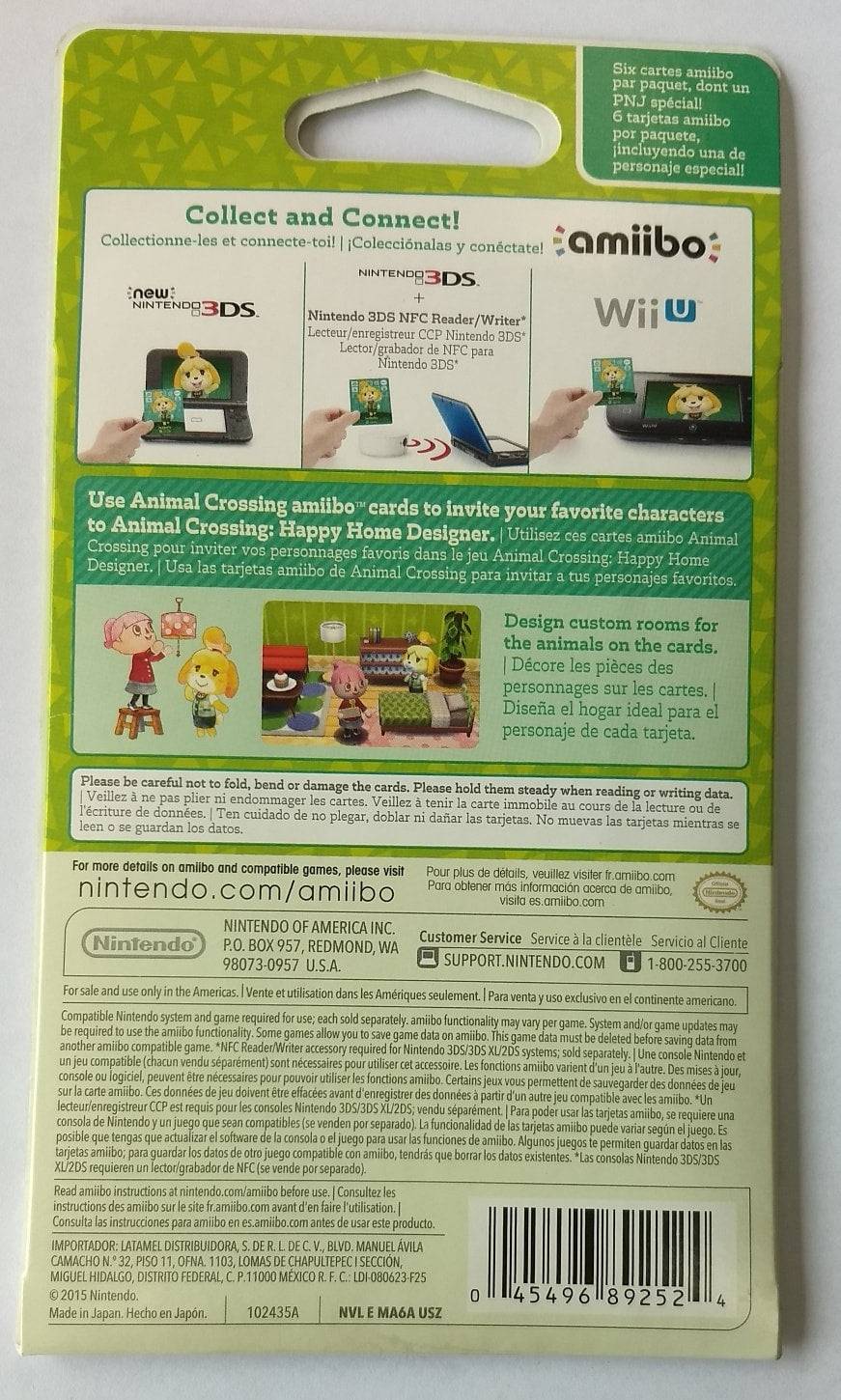 NINTENDO ANIMAL CROSSING SERIES 1 AMIIBO CARDS - 6 CARD - jeux video game-x