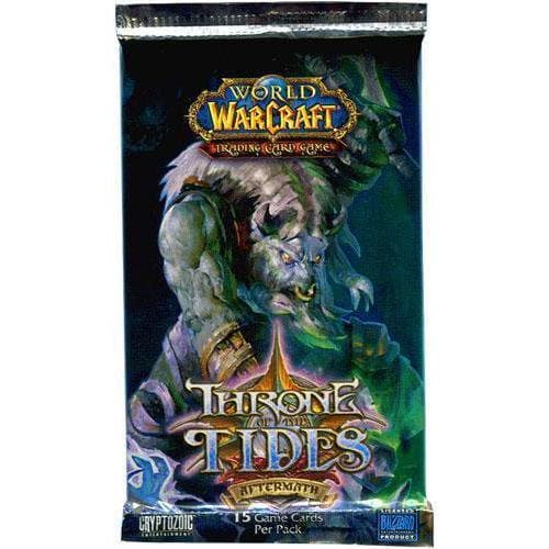 WORLD OF WARCRAFT WOW TRADING CARD GAME TCG THRONES OF THE TIDES AFTERMATH BOOSTER PACK - jeux video game-x