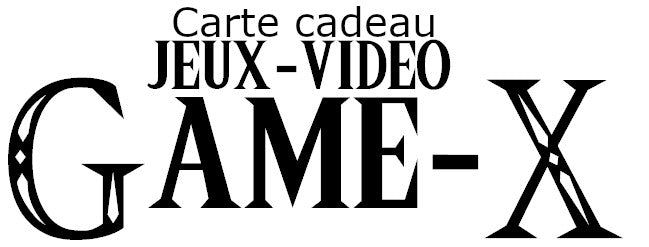 Carte Cadeau jeuxvideogamex - jeux video game-x