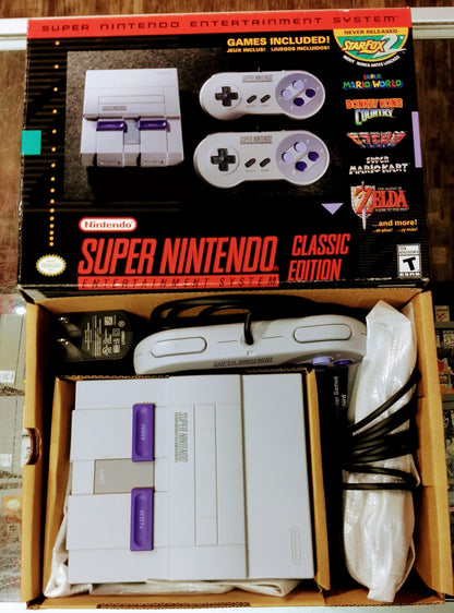 CONSOLE SUPER NINTENDO SNES CLASSIC EDITION - jeux video game-x