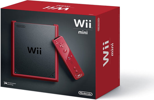 CONSOLE NINTENDO WII MINI ROUGE RED SYSTEM EN BOITE - jeux video game-x