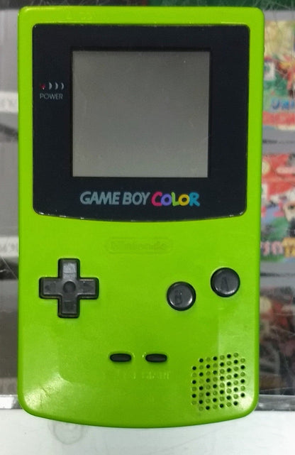 CONSOLE GAME BOY COLOR (GBC) GREEN SYSTEM - jeux video game-x