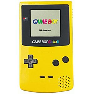 CONSOLE GAME BOY COLOR (GBC) JAUNE YELLOW SYSTEM CGB-001 - jeux video game-x
