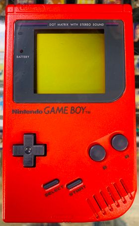CONSOLE GAME BOY GB ROUGE RED ORIGINAL DMG-01 SYSTEM - jeux video game-x