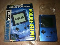 CONSOLE GAME BOY GB POCKET BLEU GLACE ICE BLUE SYSTEM - jeux video game-x
