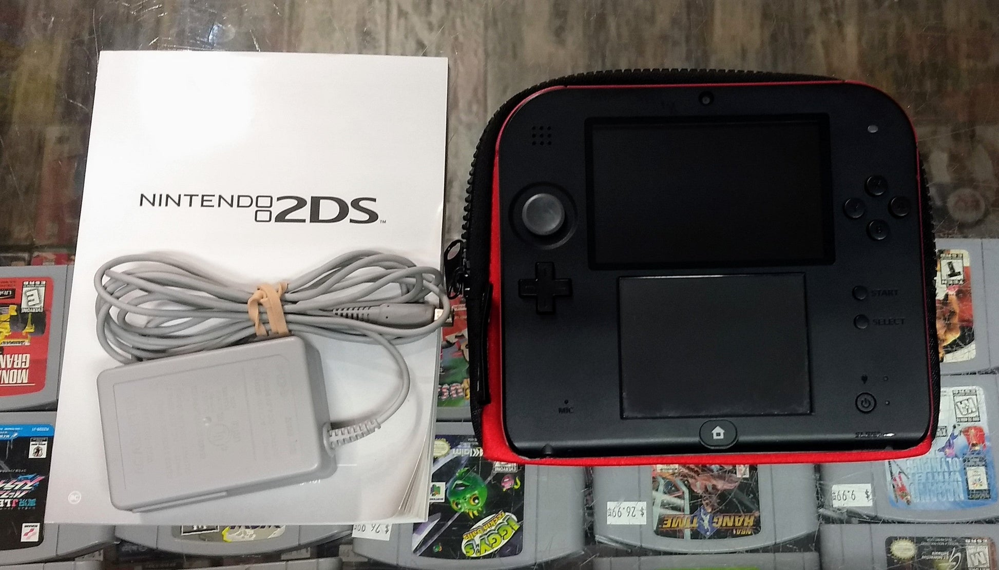 CONSOLE NINTENDO 2DS (3DS) CRIMSON RED SYSTEM - jeux video game-x