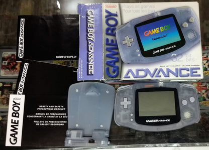 CONSOLE GLACIER GAME BOY ADVANCE GBA EN BOITE SYSTEM - jeux video game-x